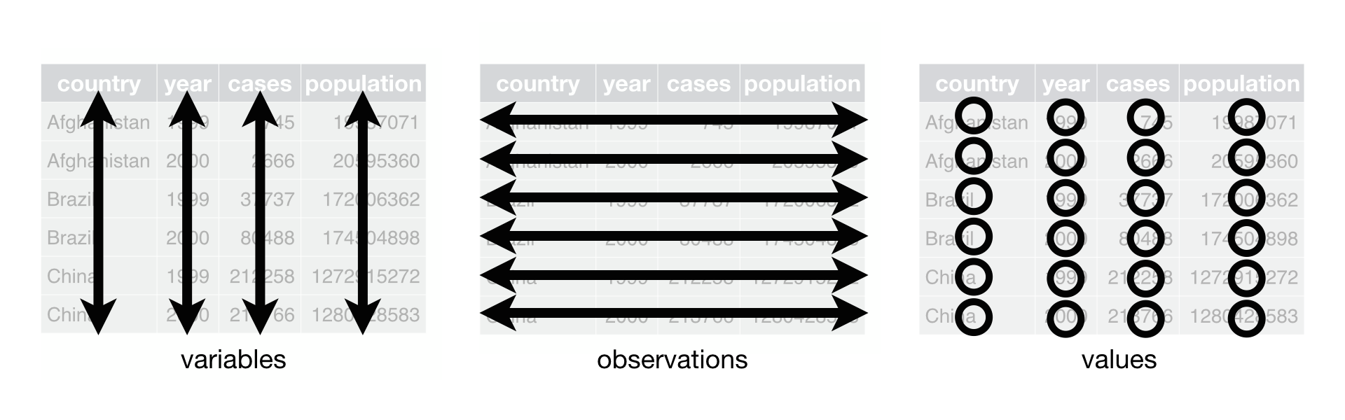 Figure 12.1 from R for Data Science